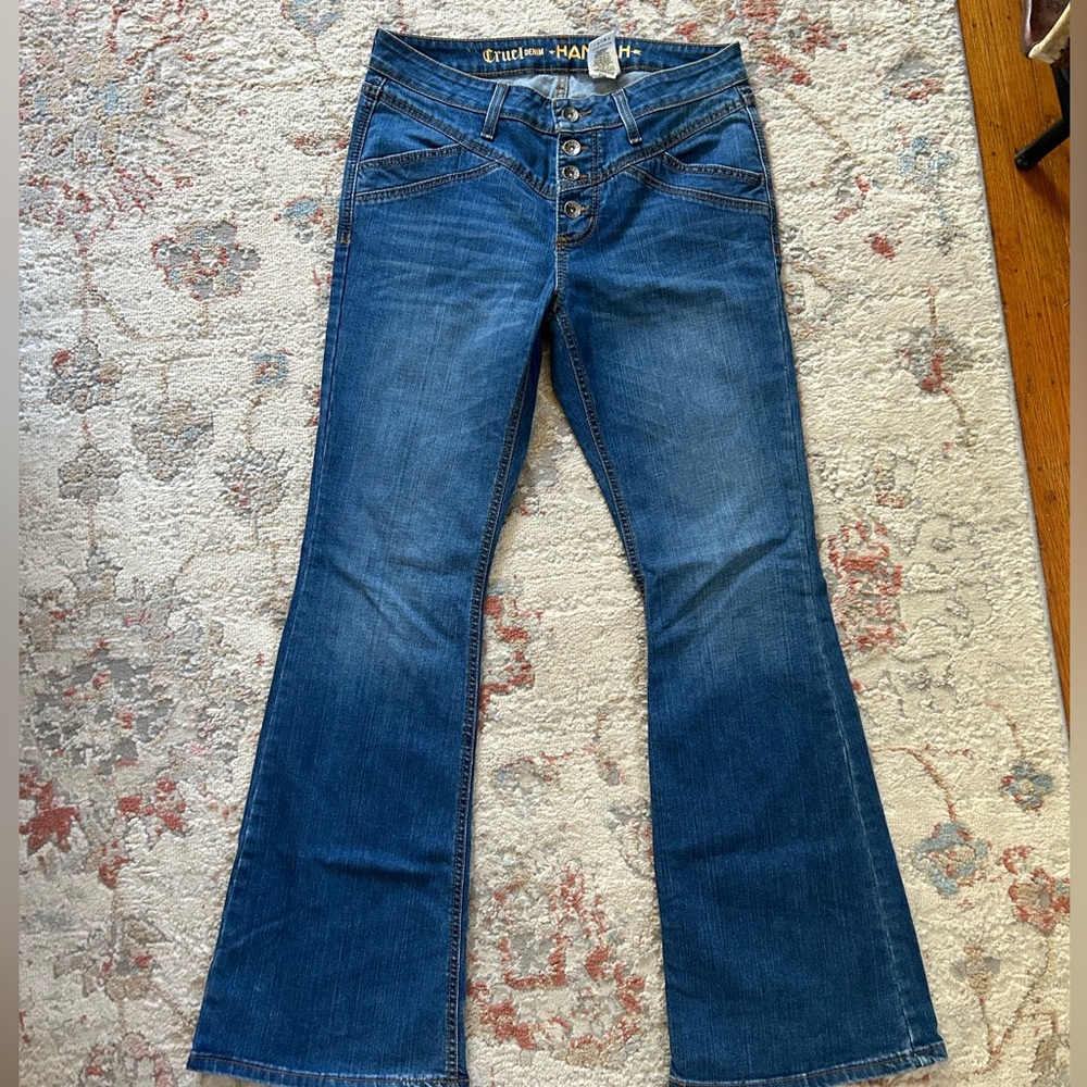 Cruel Hannah Flare w Button Fly